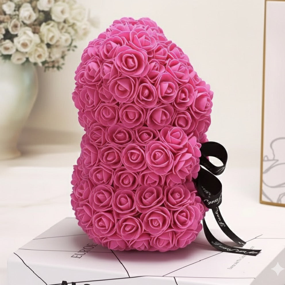 🌹 Artificial Rose Bear