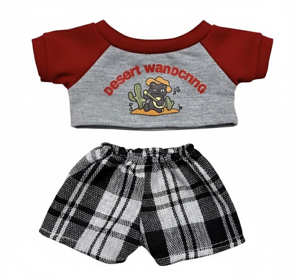🌹 COOL T-shirt & pants-suit for Plush Doll