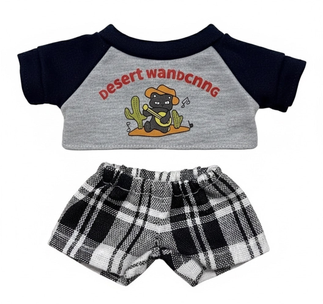 🌹 COOL T-shirt & pants-suit for Plush Doll