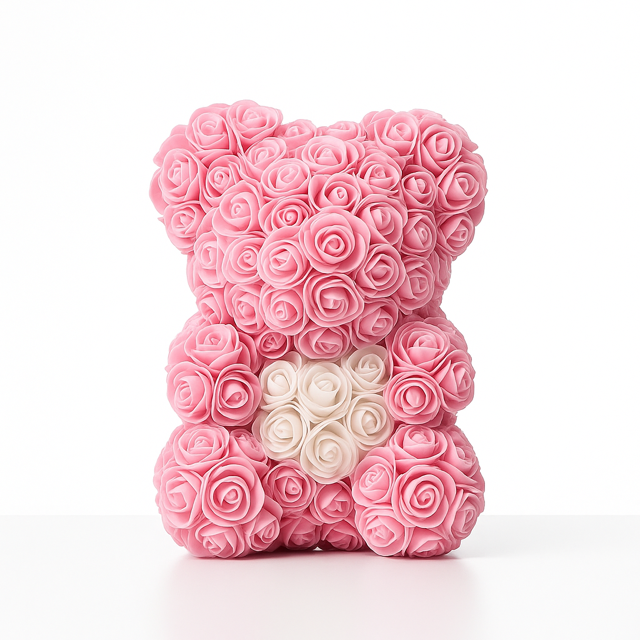 🌹 Pink bear heart