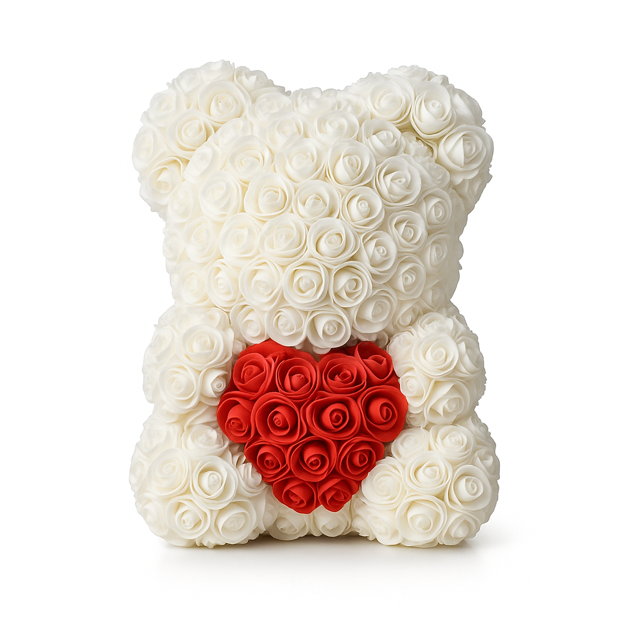 🌹 Pink bear heart